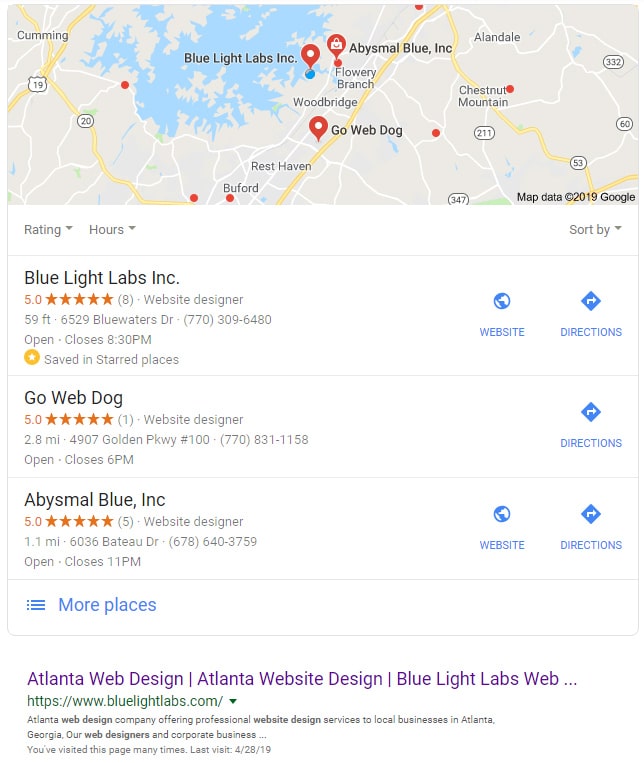 Google My Business Anatomy