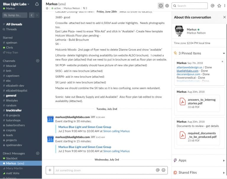 slack-interface The Slack Interface