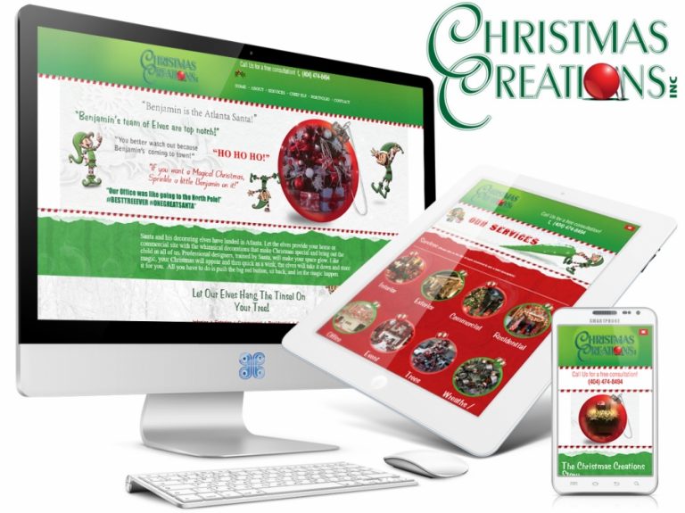 Holiday Decor Web Design