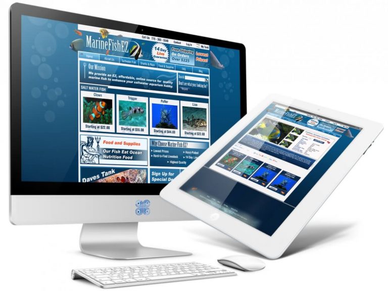 Aquatic Fish eCommerce Web Design