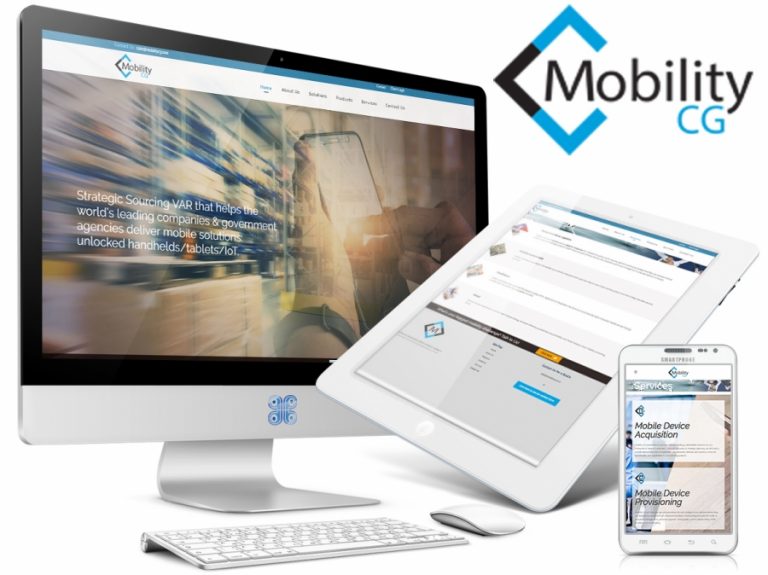 Mobile Technology Service Company Web Design