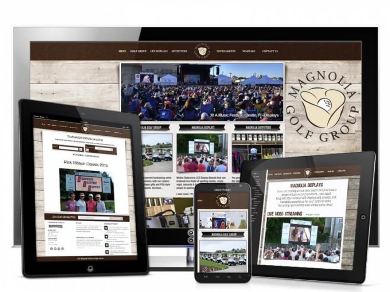 Magnolia Golf Group Custom Web Development