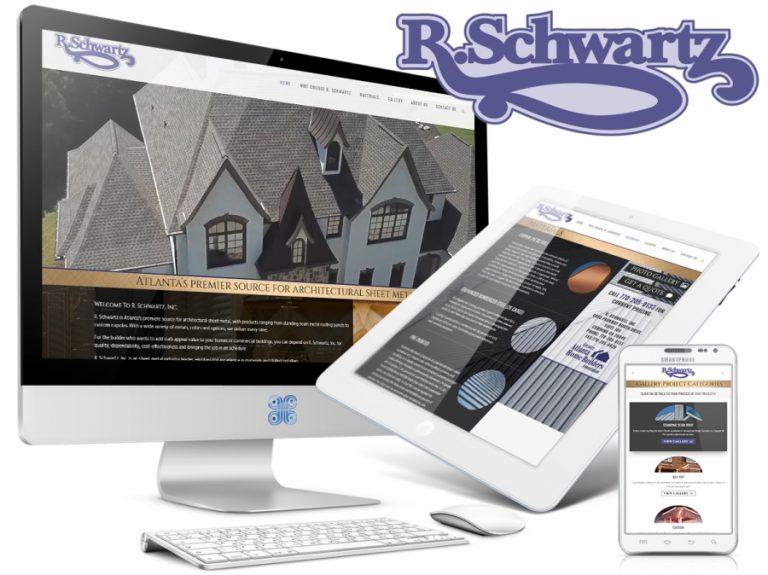 R Schwartz - Roofing Company Web design Showcase