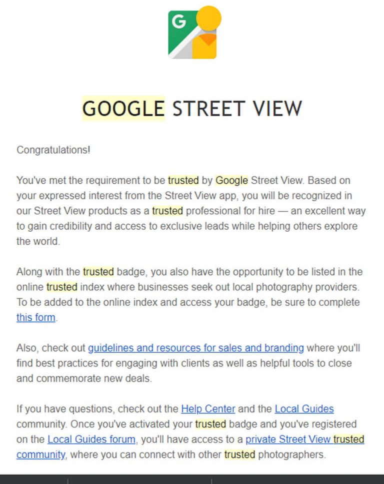Google Trusted Email