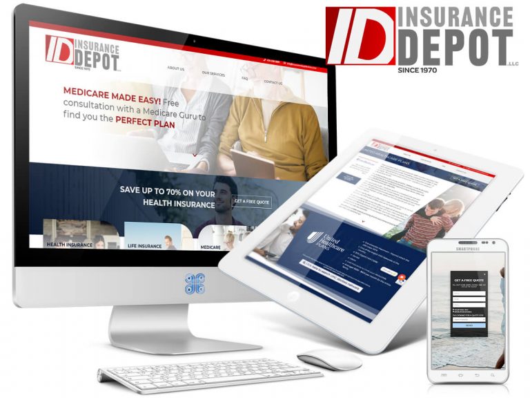 Insurance Company Web Design - Insurance Depot