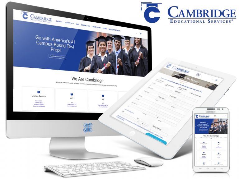 Cambridge Educational Services Website Showcase